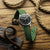 Vintage Tropical Style FKM Rubber Watch Strap - Green