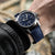 Tropical Ocean FKM Fluoro Rubber Watch Strap - Black - additional image 2