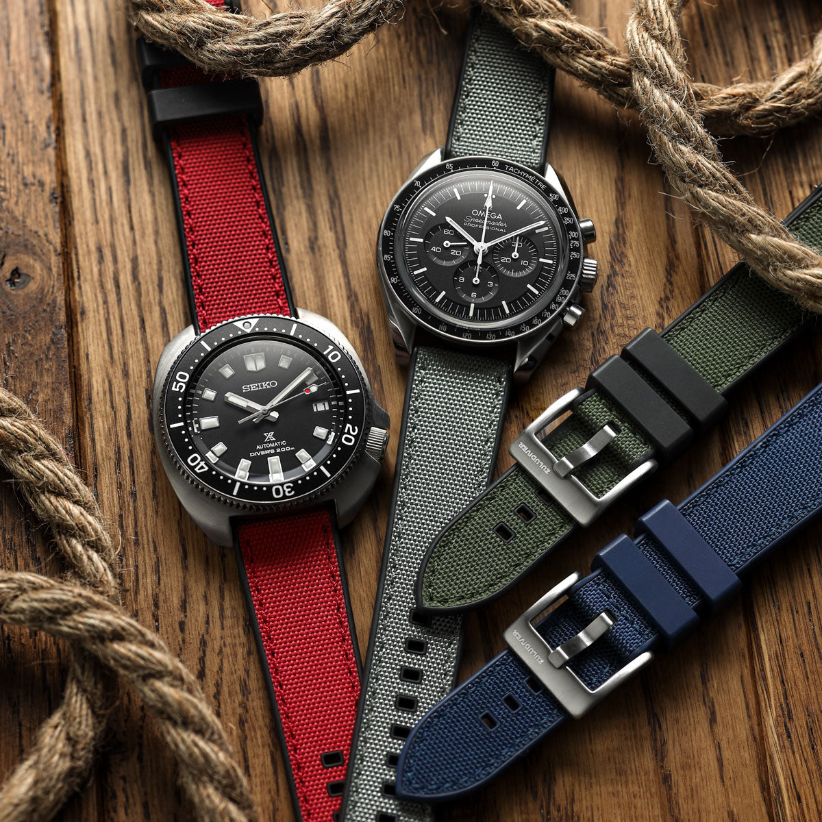 ZULUDIVER Endurance Extreme Rubber Watch Strap - Terra Nova - additional image 1
