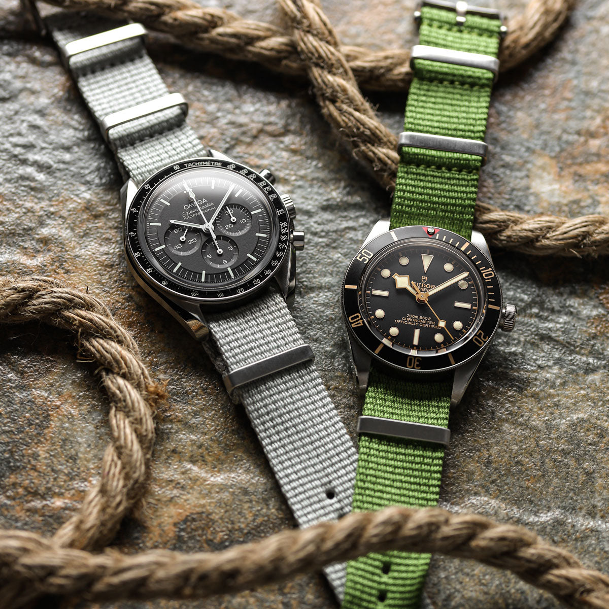 1973 British Military Watch Strap: WARRIOR TerrainValor - Khaki