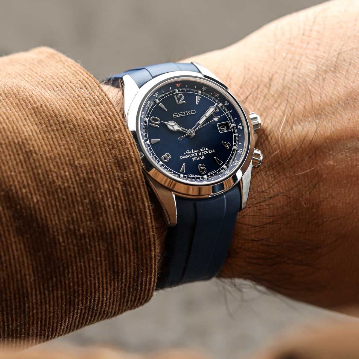 Kingsand Rubber Watch Strap - Abyss Black