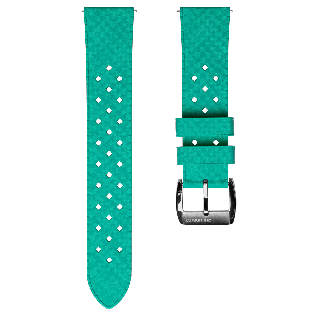 AquaWave Rubber Watch Strap (MKII) - Capri Sea - ZULUDIVER
