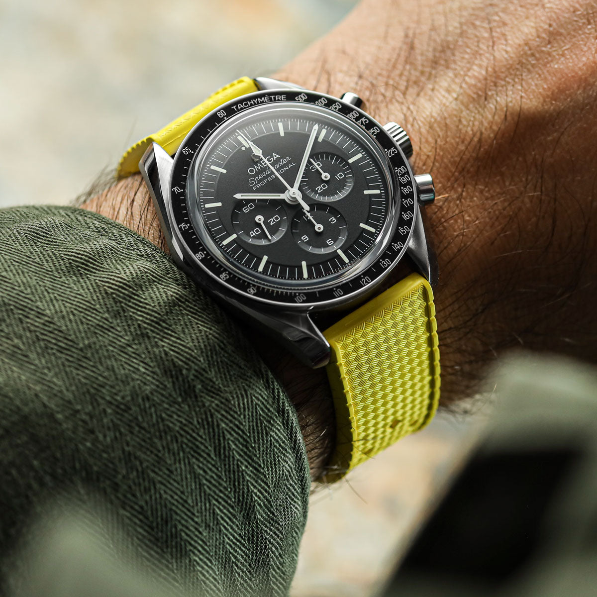 AquaWave Rubber Watch Strap (MKII) - Tuscan Yellow