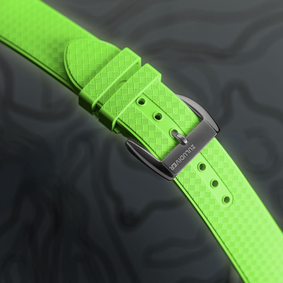 StormForce Rubber Watch Strap (MKII) - Vintage White + Lume