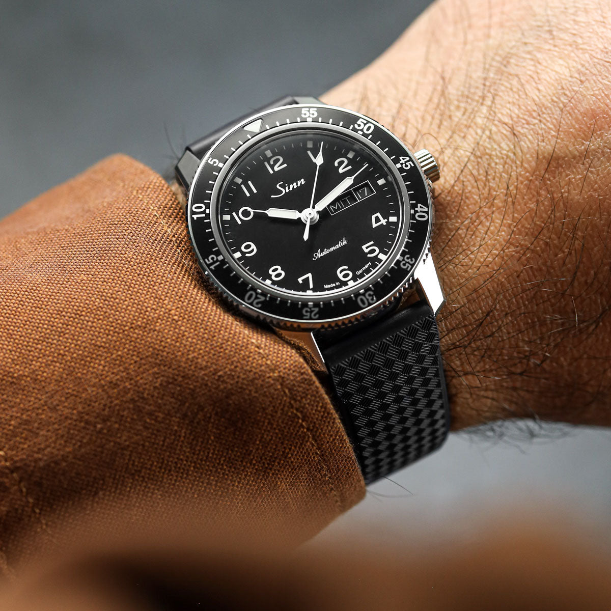 StormForce Rubber Watch Strap (MKII) - Abyss Black