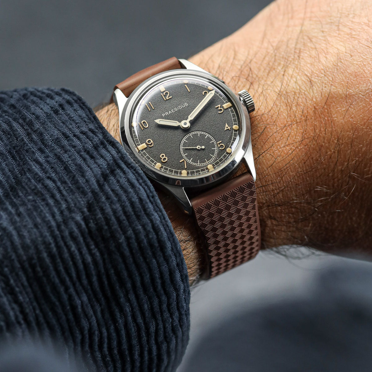 StormForce Rubber Watch Strap (MKII) - Harbour Brown