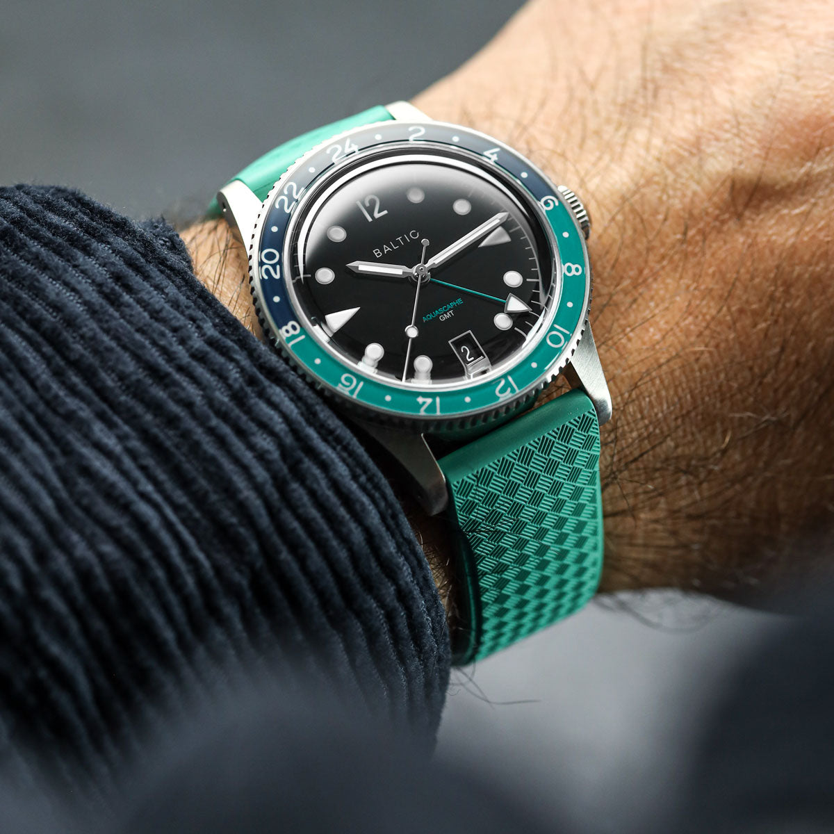 StormForce Rubber Watch Strap (MKII) - Capri Sea