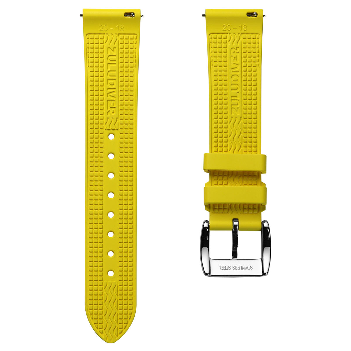 StormForce Rubber Watch Strap (MKII) - Tuscan Yellow