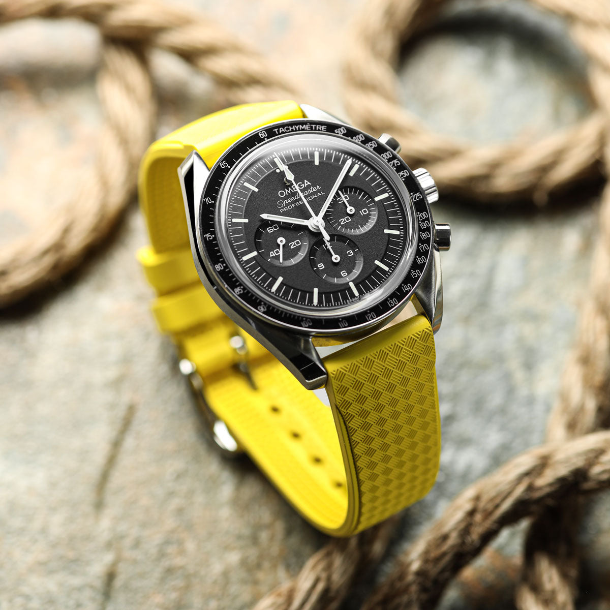 StormForce Rubber Watch Strap (MKII) - Tuscan Yellow