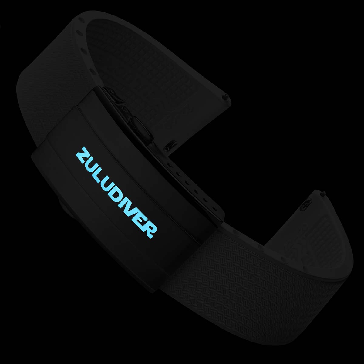 Tsunami MK2 Rubber Deployant Watch Strap - Coconut White