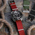 1973 British Military Watch Strap: 328 MARINE - Signal Red - additional image 1