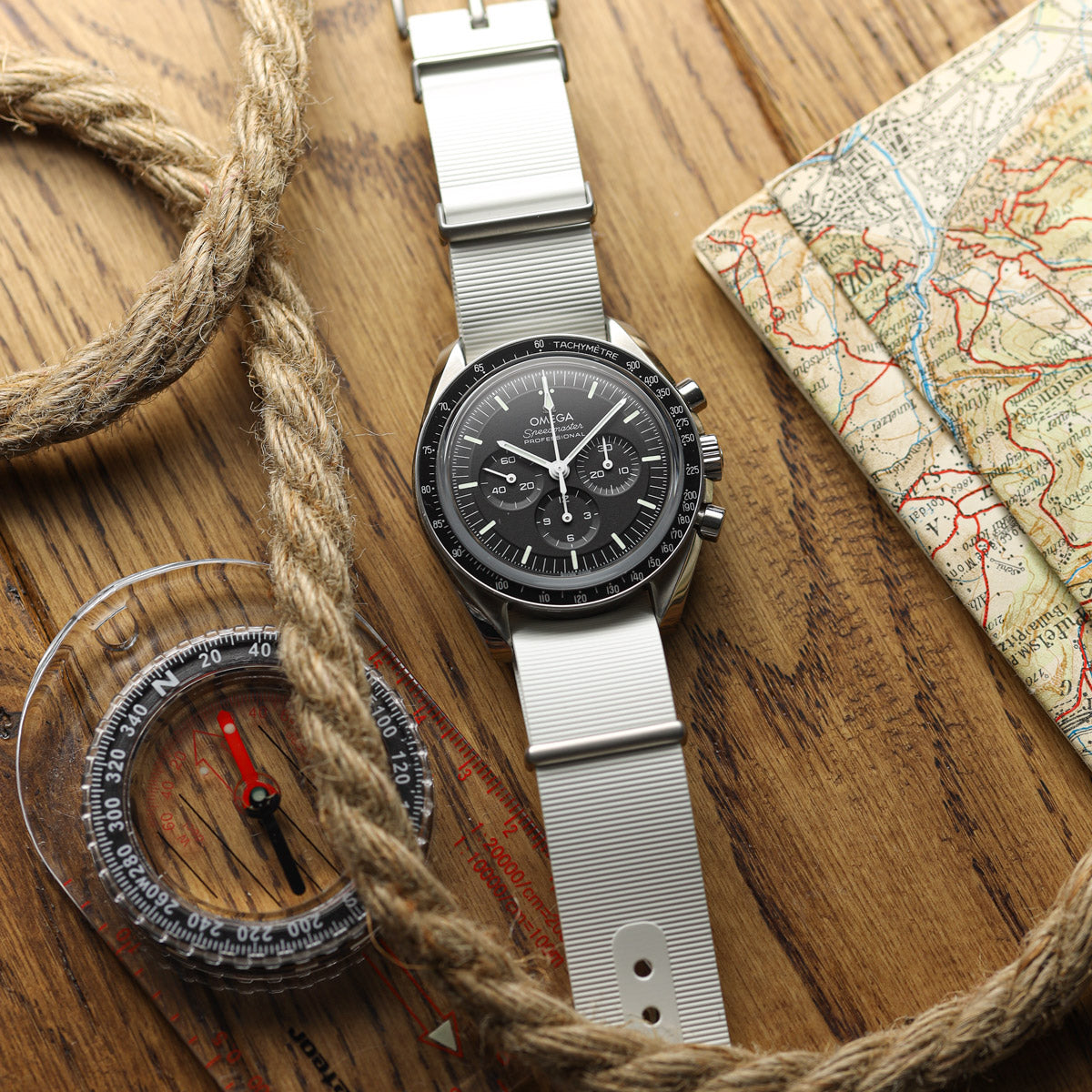 1973 British Military Watch Strap: 328 MARINE - Signal Red - additional image 3