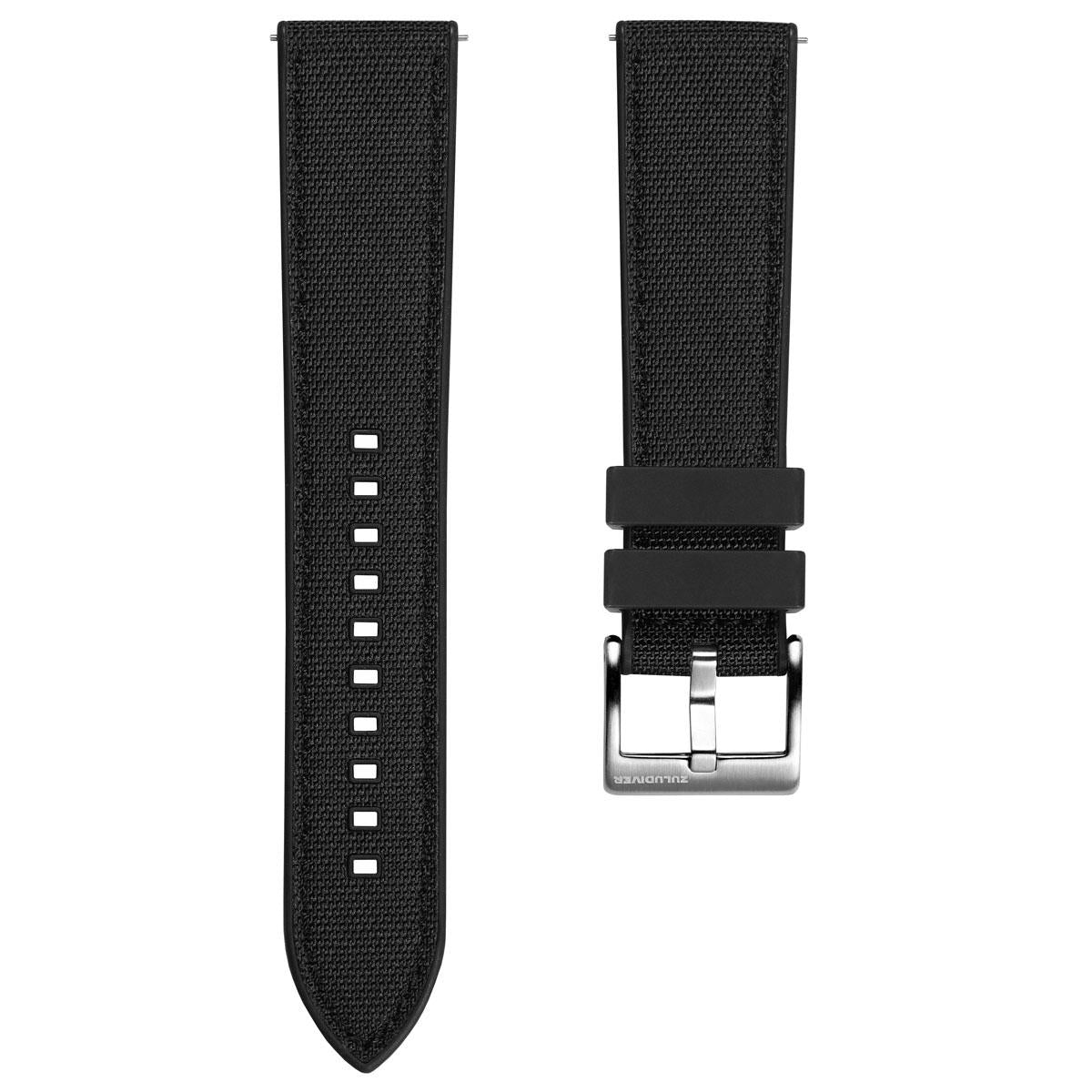Endurance Extreme Rubber Watch Strap - Black