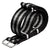 ZULUDIVER Iridescent Linen Weave Military Nylon Watch Strap - Black/Grey
