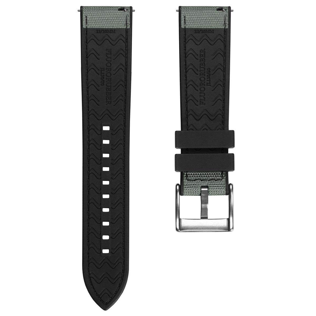 ZULUDIVER Endurance Extreme Rubber Watch Strap Nimrod