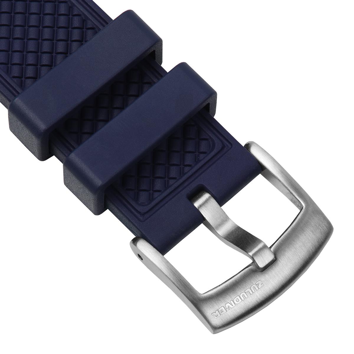 Buckle for a FKM rubber watch strap