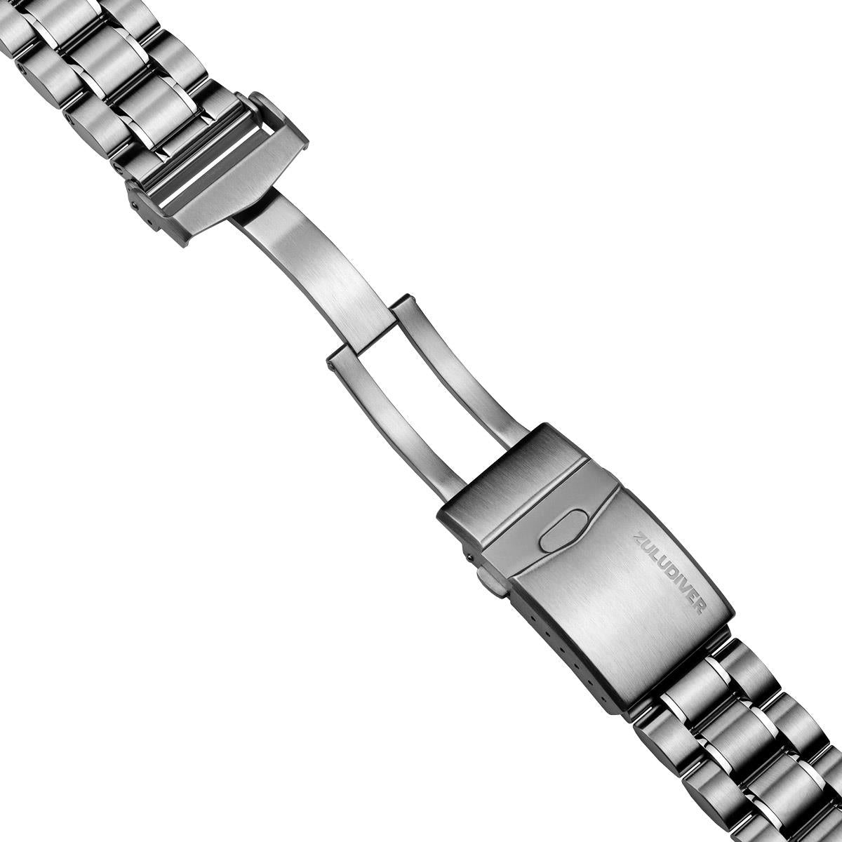 ZULUDIVER Shawfield Solid Stainless Steel Diver's Watch Strap - additional image 4