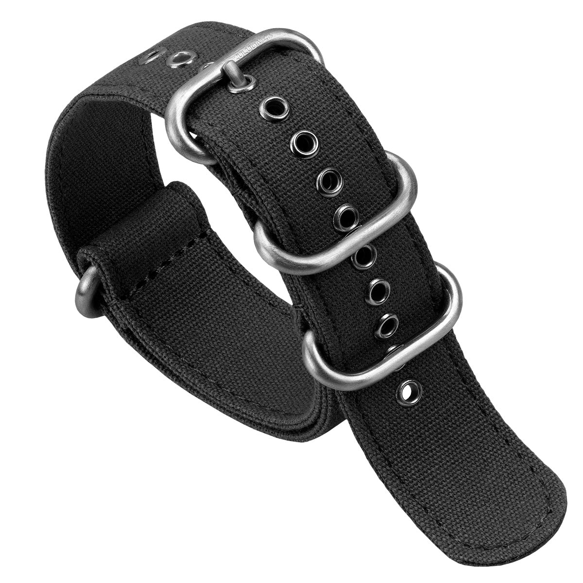 ZULUDIVER Vintage Canvas ZULU Watch Strap - Charcoal