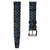 Tropical Style Camo Rubber Watch Strap - Blue