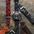 Tropical Style Camo Rubber Watch Strap - Blue