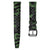 ZULUDIVER Tropical Style Camo Rubber Watch Strap - Green