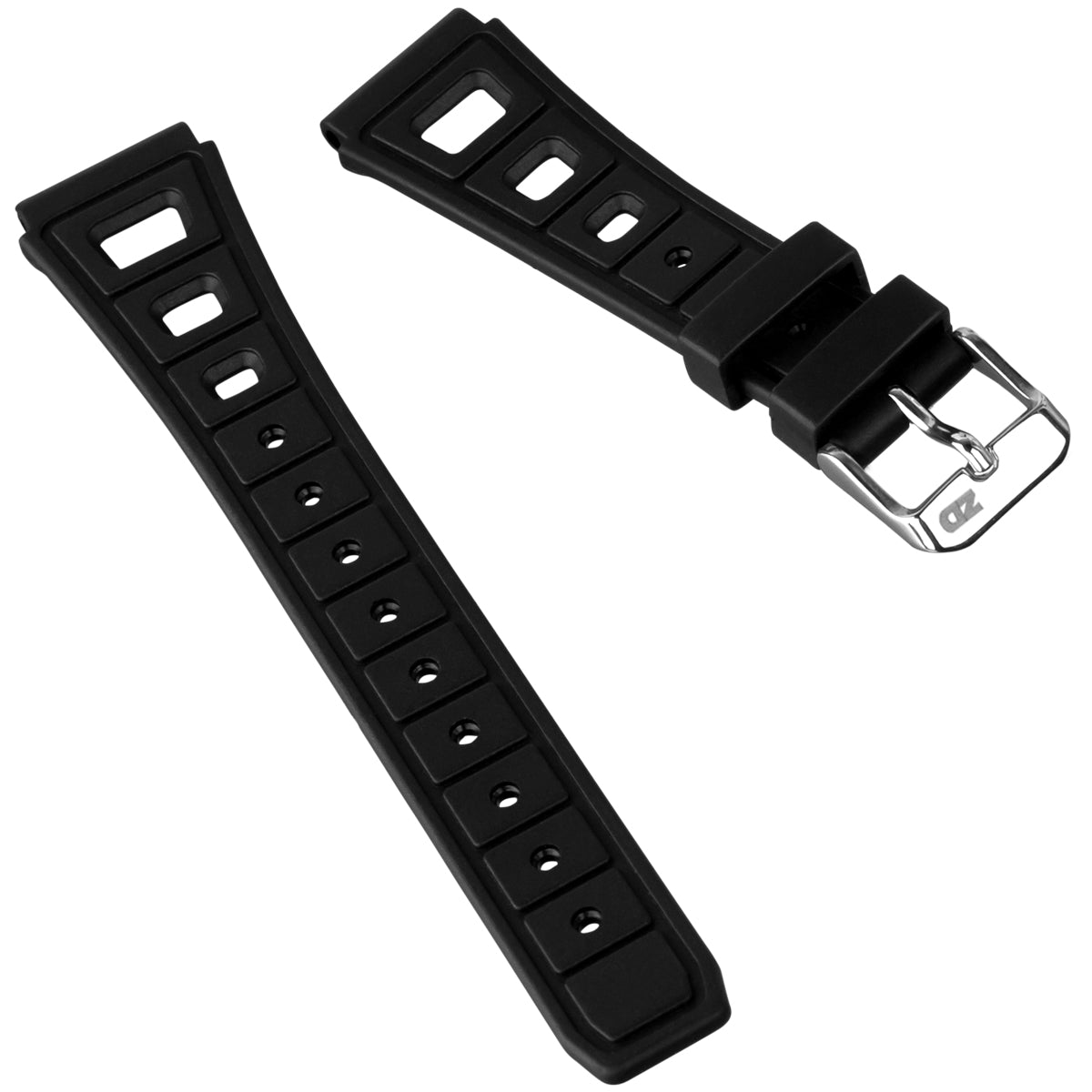 ZULUDIVER 295 Vintage Rubber Watch Strap