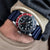 ZULUDIVER 285 Italian Rubber Diver's Watch Strap - Navy