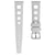 Tropical Regis FKM Rubber Watch Strap - White