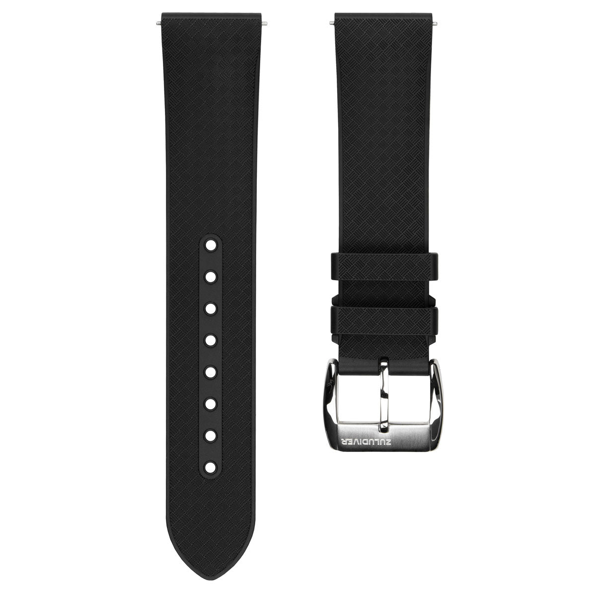 ZULUDIVER Padded Tropical Rubber Watch Strap (MKII)