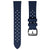 ZULUDIVER Modern Tropical Watch Strap (MkII) - Navy - Silver Hardware