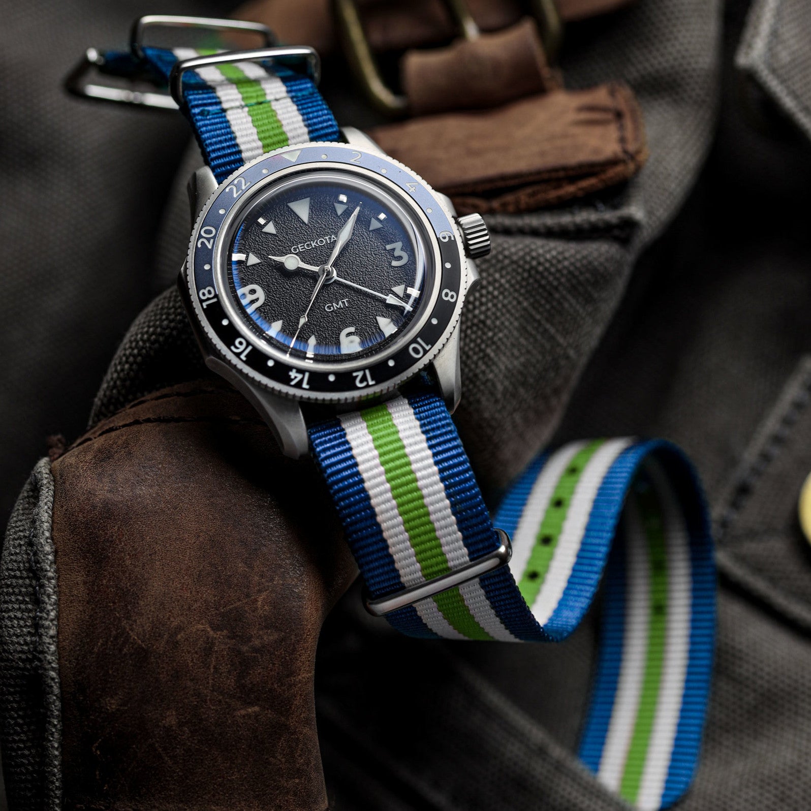 Great Western Air Ambulance Charity Military Nylon Watch Strap