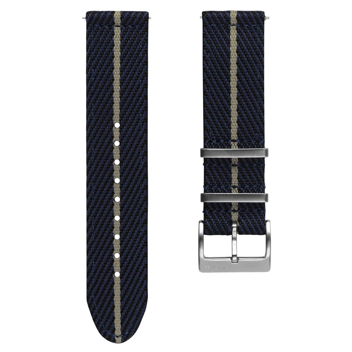 2 piece NATO watch straps with quick release spring bars