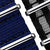 ZULUDIVER Iridescent Linen Weave Military Nylon Watch Strap - Navy Blue