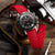 Vintage Tropical Style FKM Rubber Watch Strap - Red